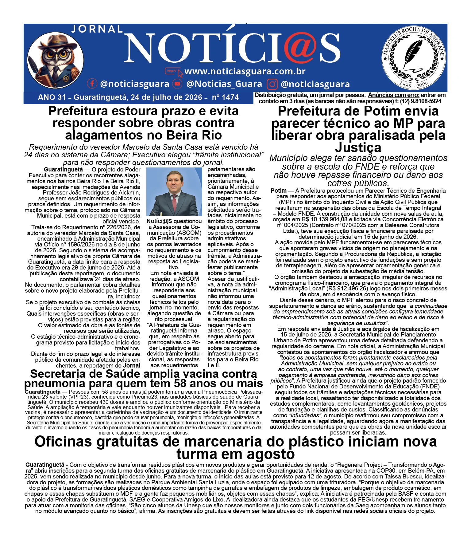 Capa da Edição 1474